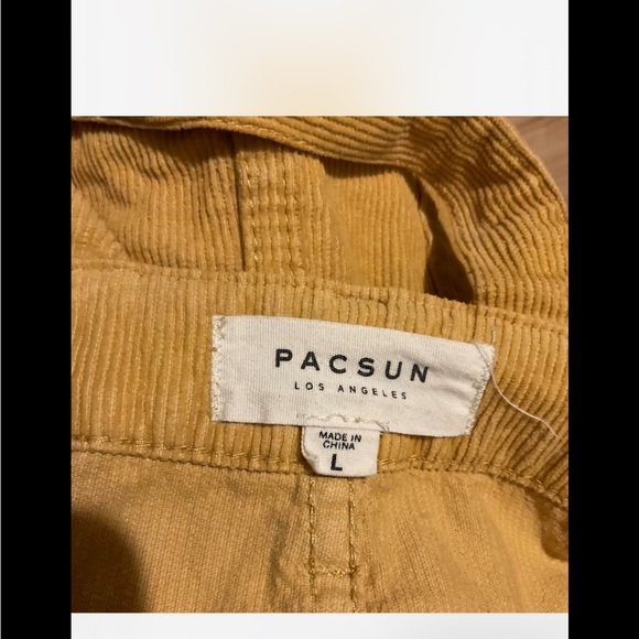 PacSun Golden Corduroy Pinafore Dress - Picture 3 of 3